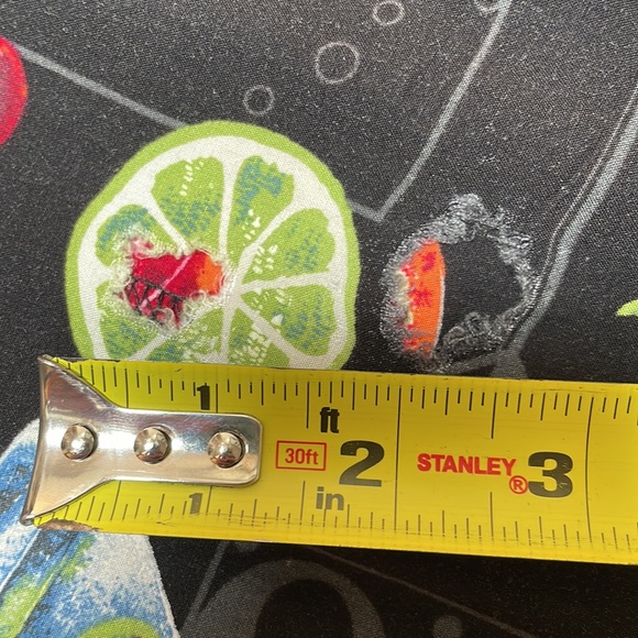 Vintage Paradise Found black happy hour cocktail Hawaiian shirt size medium - Picture 12 of 12